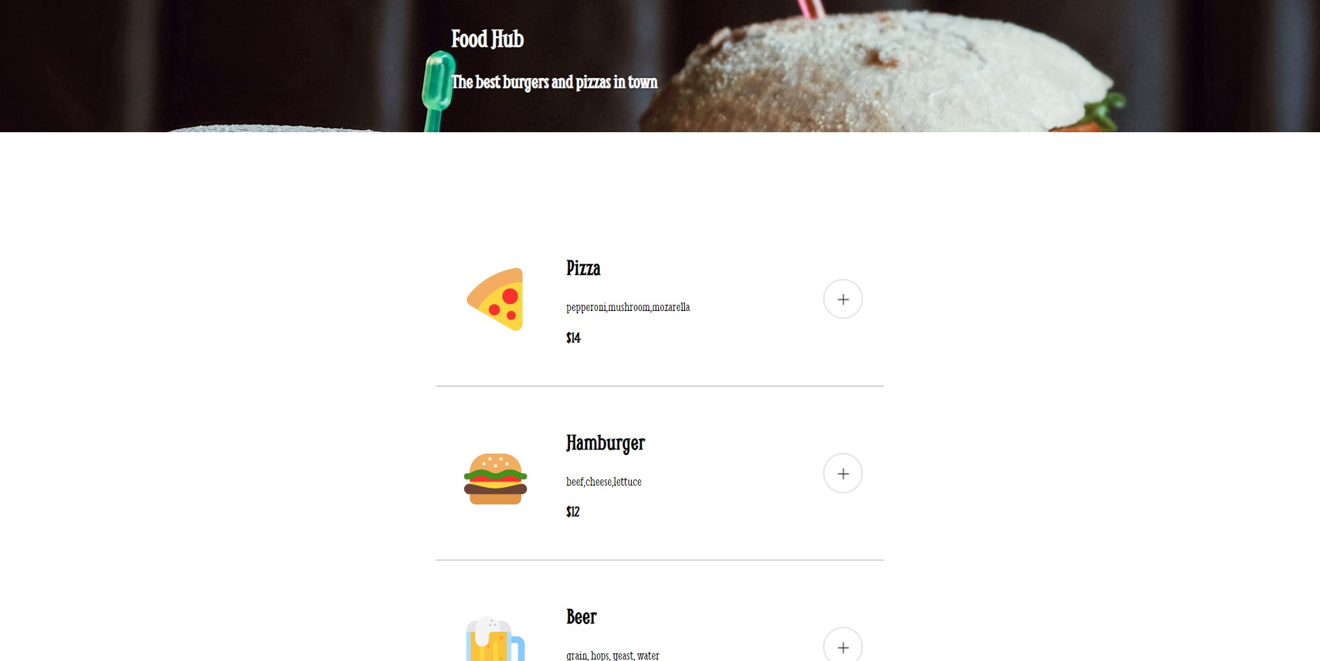 the restaurant ordering app site