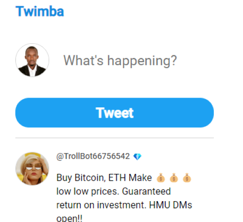 Twimba in action